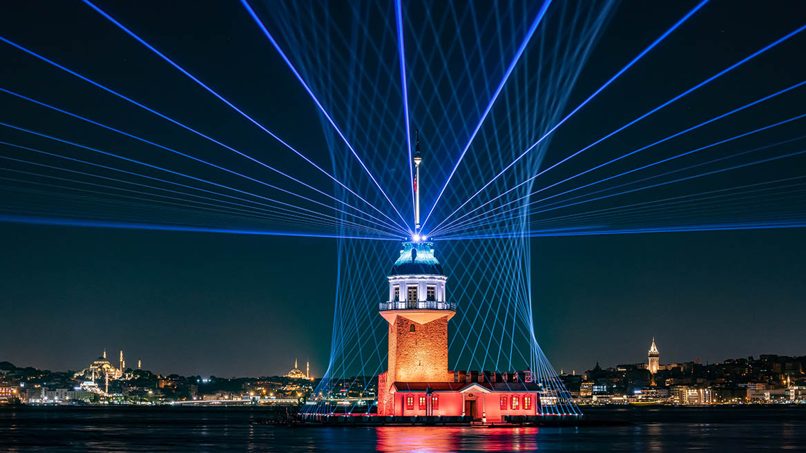 grandMA3 Running Spectacular Maiden’s Tower Installation in Istanbul