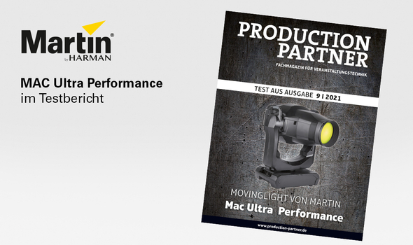 Martin by Harman MAC Ultra Perfromance im Testbericht in der Produktion Partner